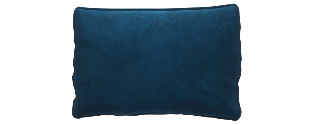 Декоративная подушка Портленд Приспинная 87х56 см Premier светло-синий (Микровелюр)