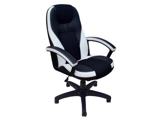 Кресло Кресло Руководителя Office Lab Comfort-2082 Черный/Белый Кресло руководителя Office Lab comfort-2082 Черный/Белый