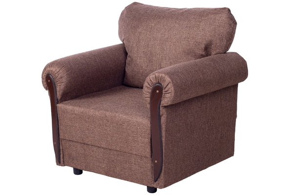 Кресло Клайд Кресло для отдыха «Клайд» (коричневая рогожка однотонная)