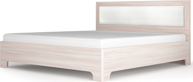 Кровать-1 с основанием 1400 экокожа Сорренто