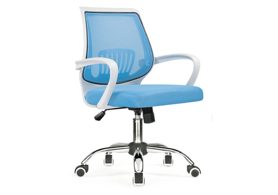 Компьютерное кресло Ergoplus Blue / White Ergoplus blue / white 