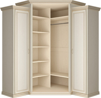 Шкаф угловой (корпус, малые бок.двери в комплекте) Венето