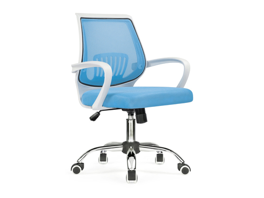 Кресло для оператора Ergoplus Blue / White Компьютерное Кресло Ergoplus blue / white Компьютерное кресло
